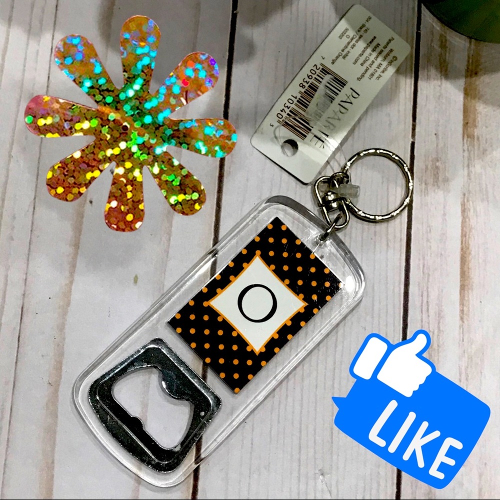 ✔️New Paparte’ Initial “O” Key Chain/Bottle Opener